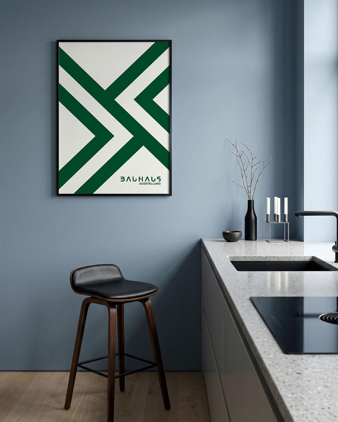 Lijnen en vlaken Poster