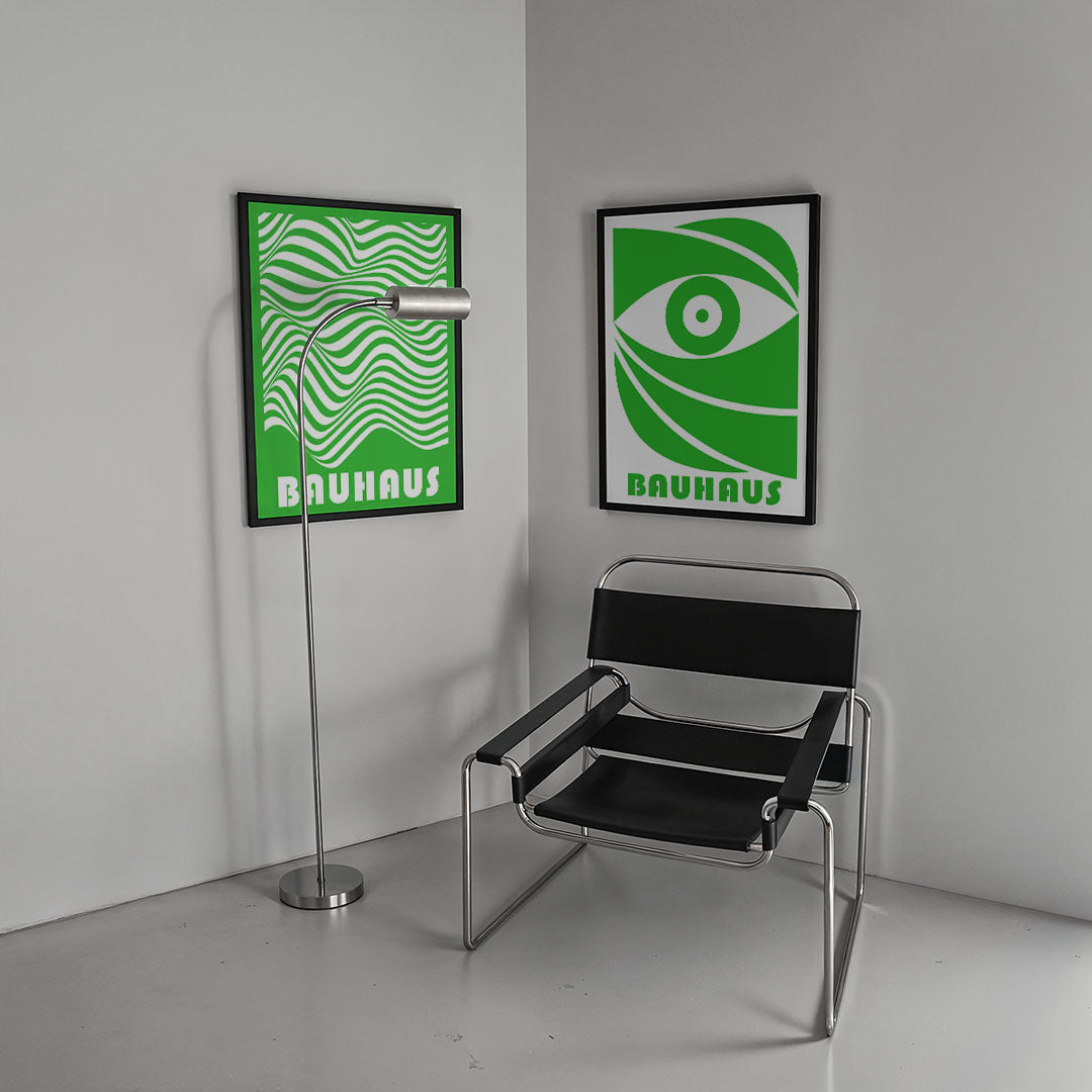 Golvend lijnenspel Posterset