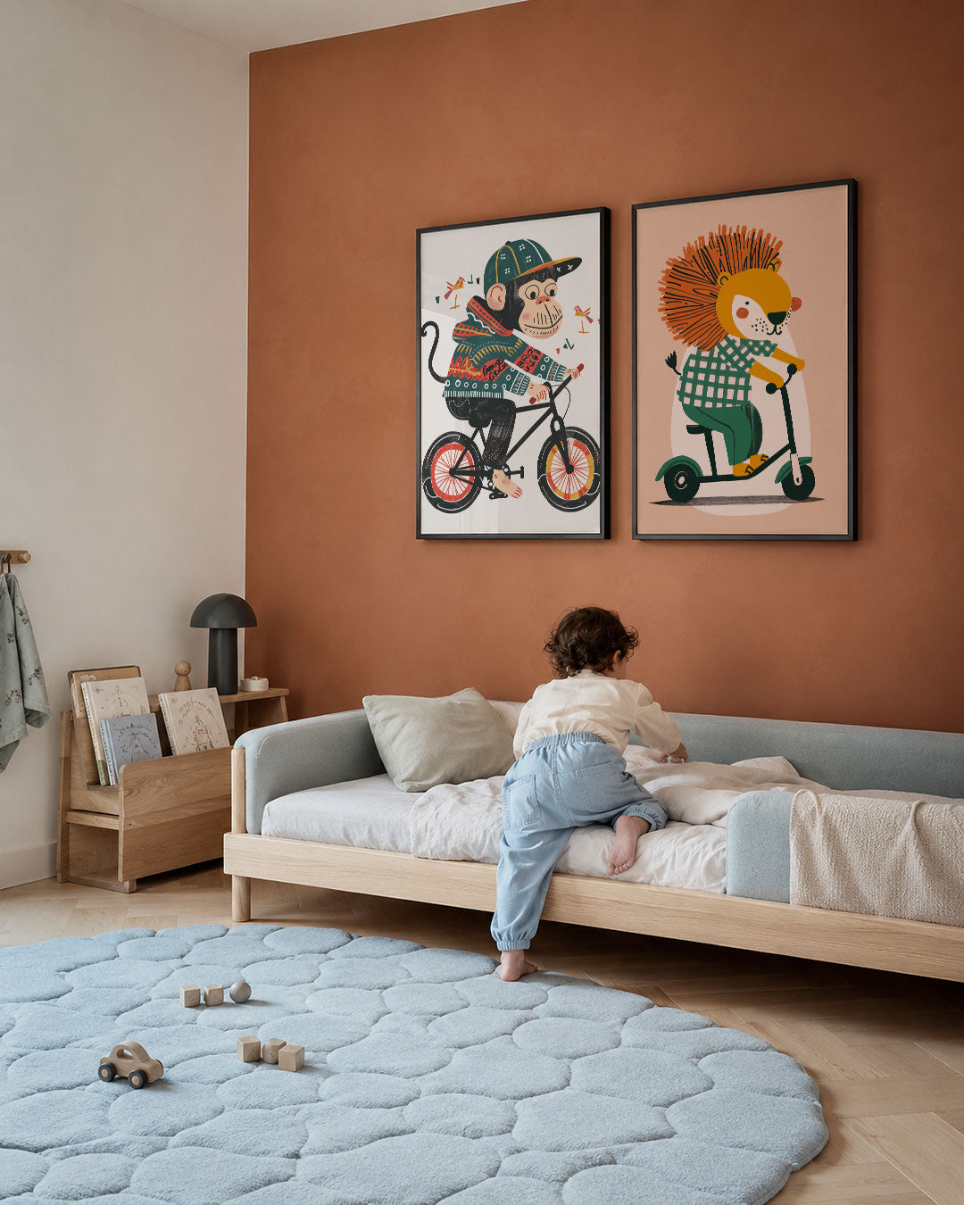 Speelse fietsavontuur Posterset