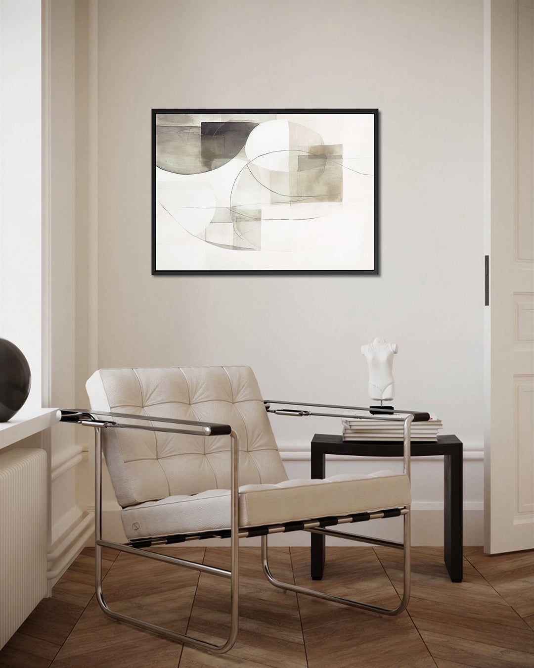 Organische vormen compositie Kunstwerk