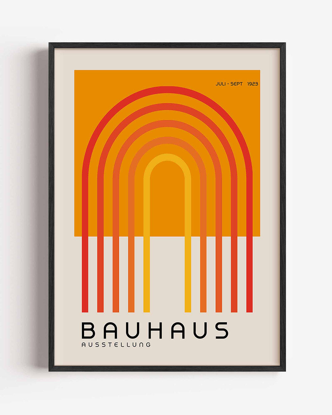 Kleurvlakken en lijnen Poster