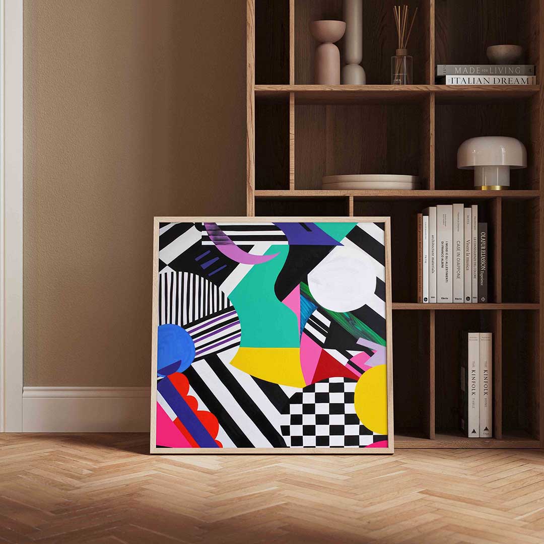 Grafische vormen Poster