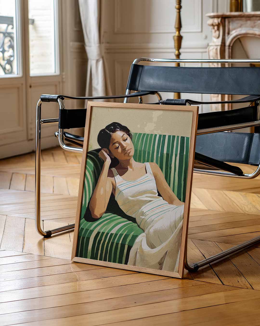 Sereniteit in Groen Poster-WallArtistic