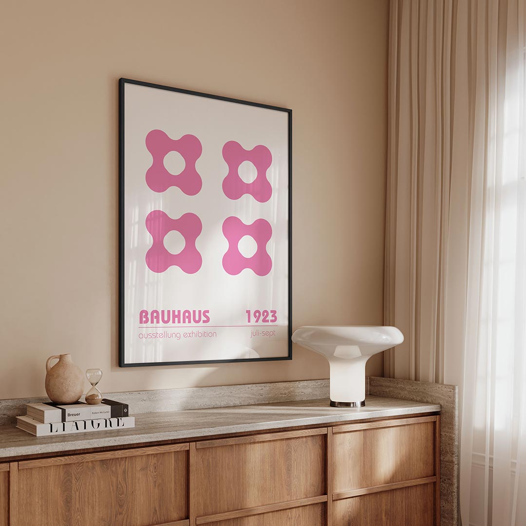 Vormritme en kleur Poster