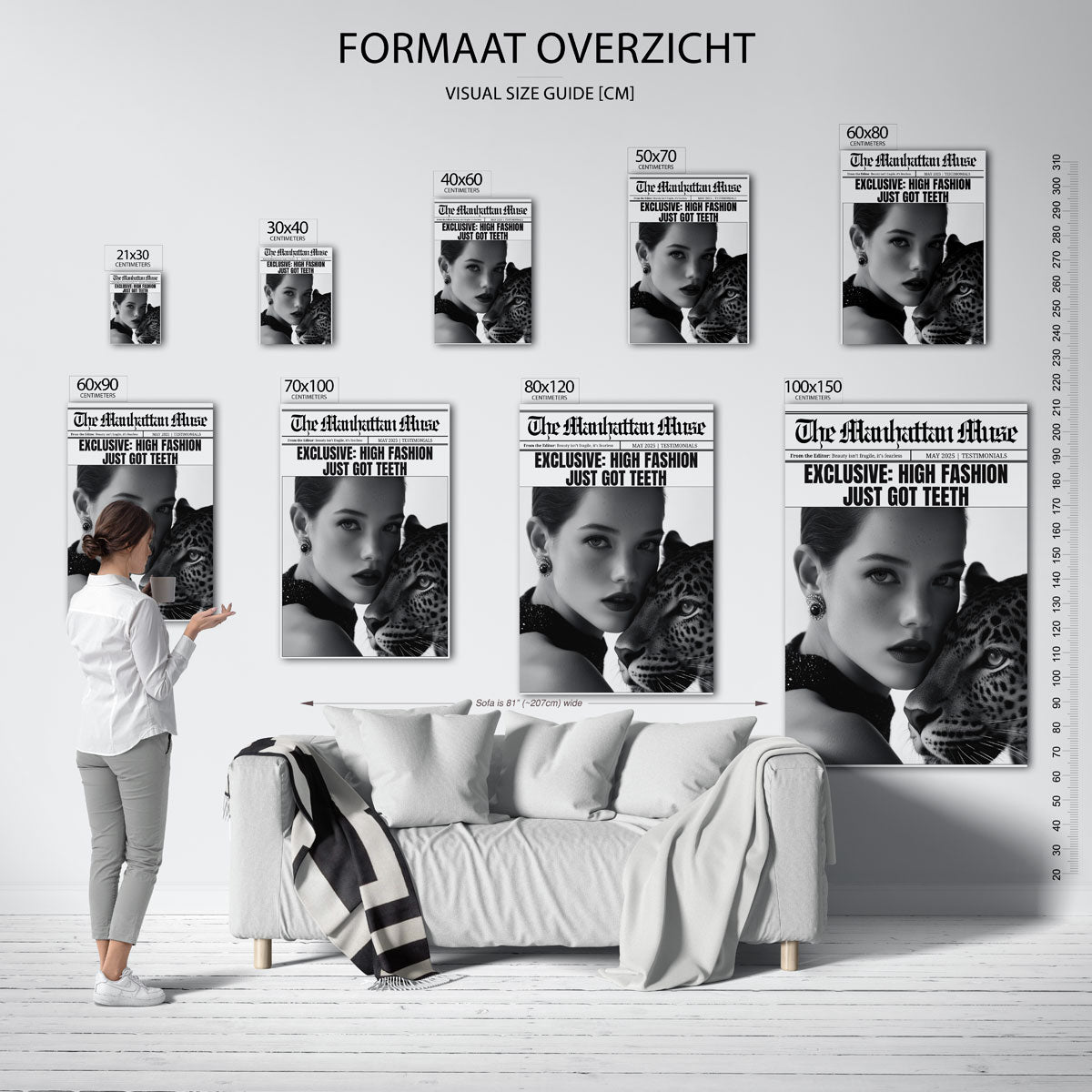 Mode en panter Poster