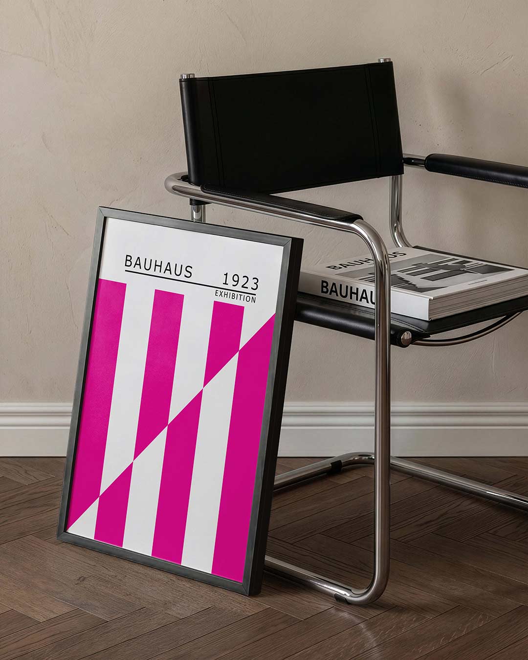 Kleurvlakken en lijnen Poster