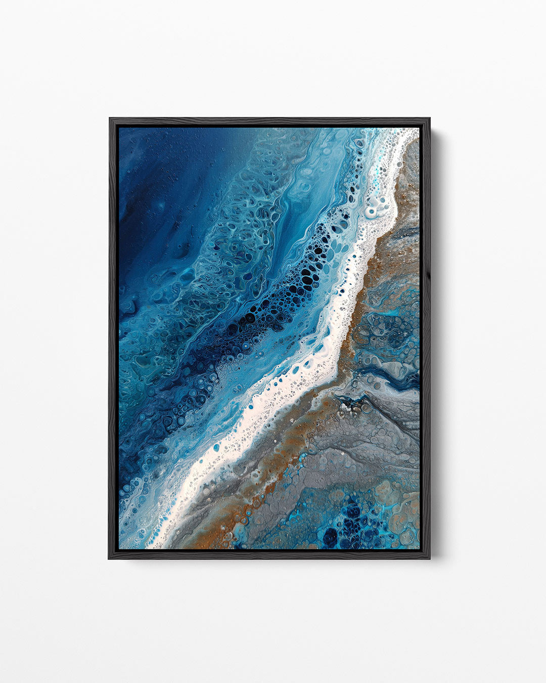 Golvende kleuren Kunstwerk