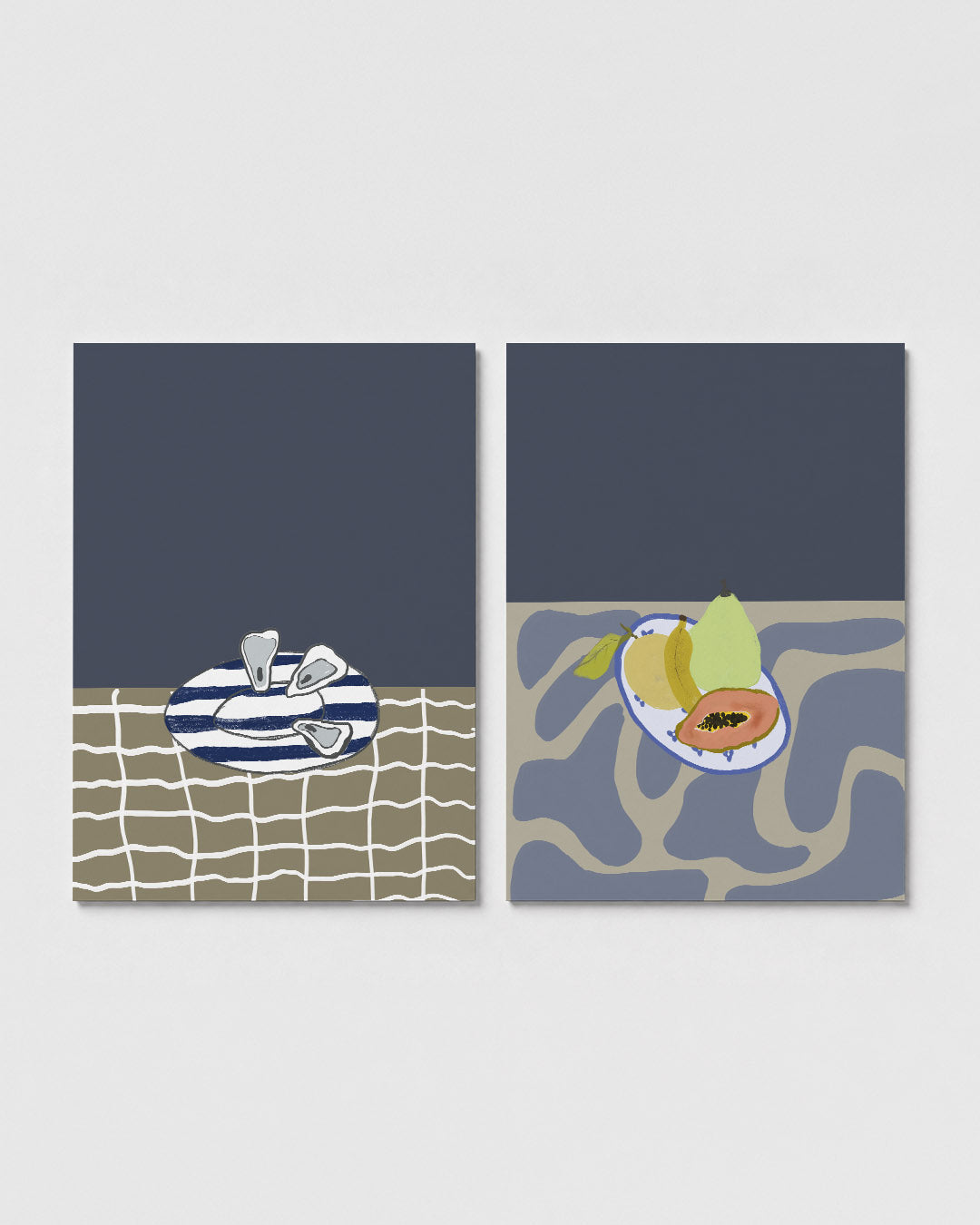 Kleurrijke tafelsetting Posterset
