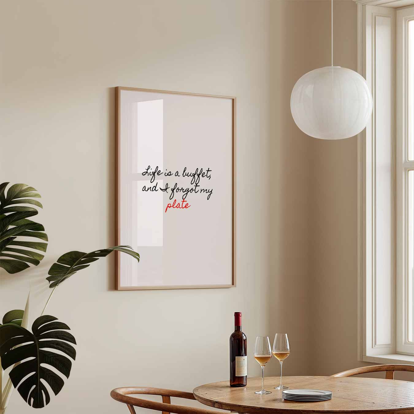 Inspirerende Quote Poster-WallArtistic