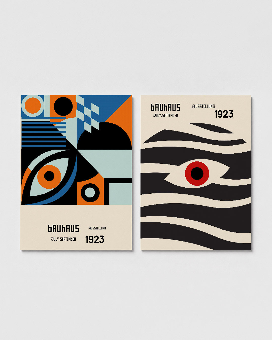 Vormen en kleurvlakken Posterset