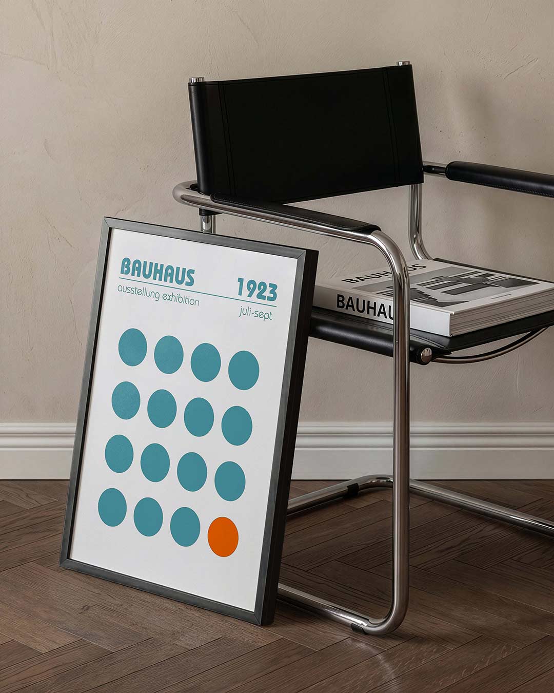 Cirkelpatroon en kleur Poster