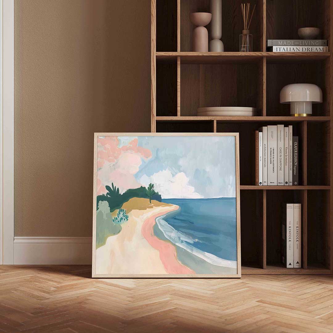 Strand en zee Poster
