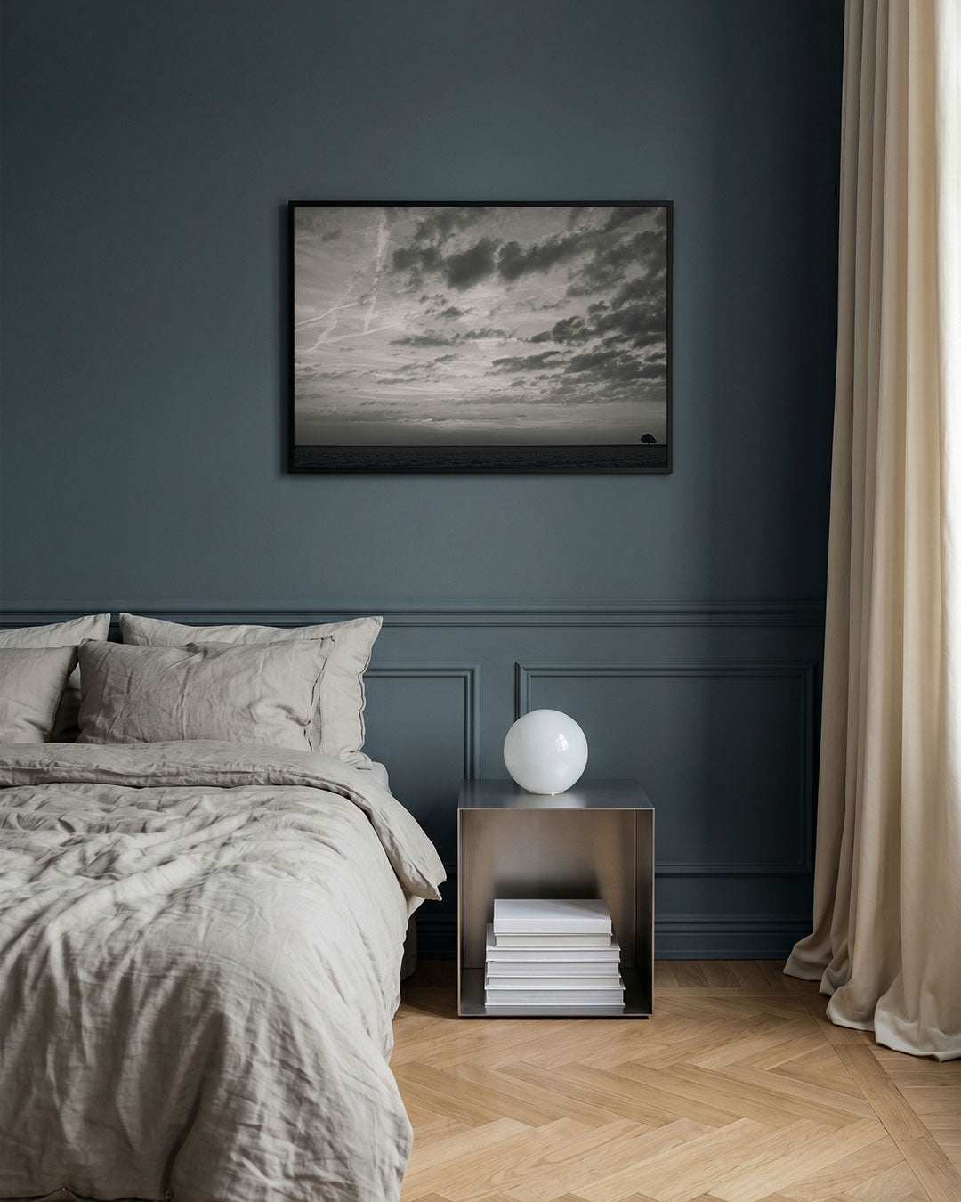 Eenzame boom landschap Poster
