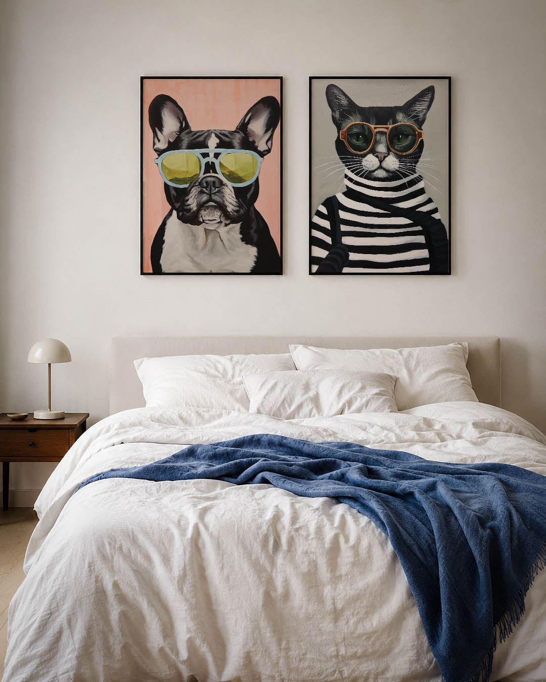 Hond met zonnebril Posterset