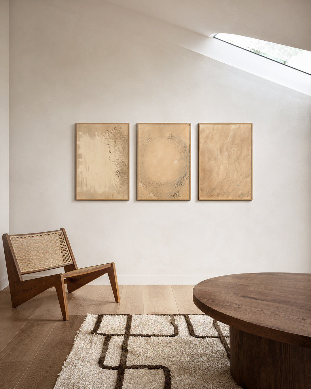 Lijnenspel en vormen Posterset