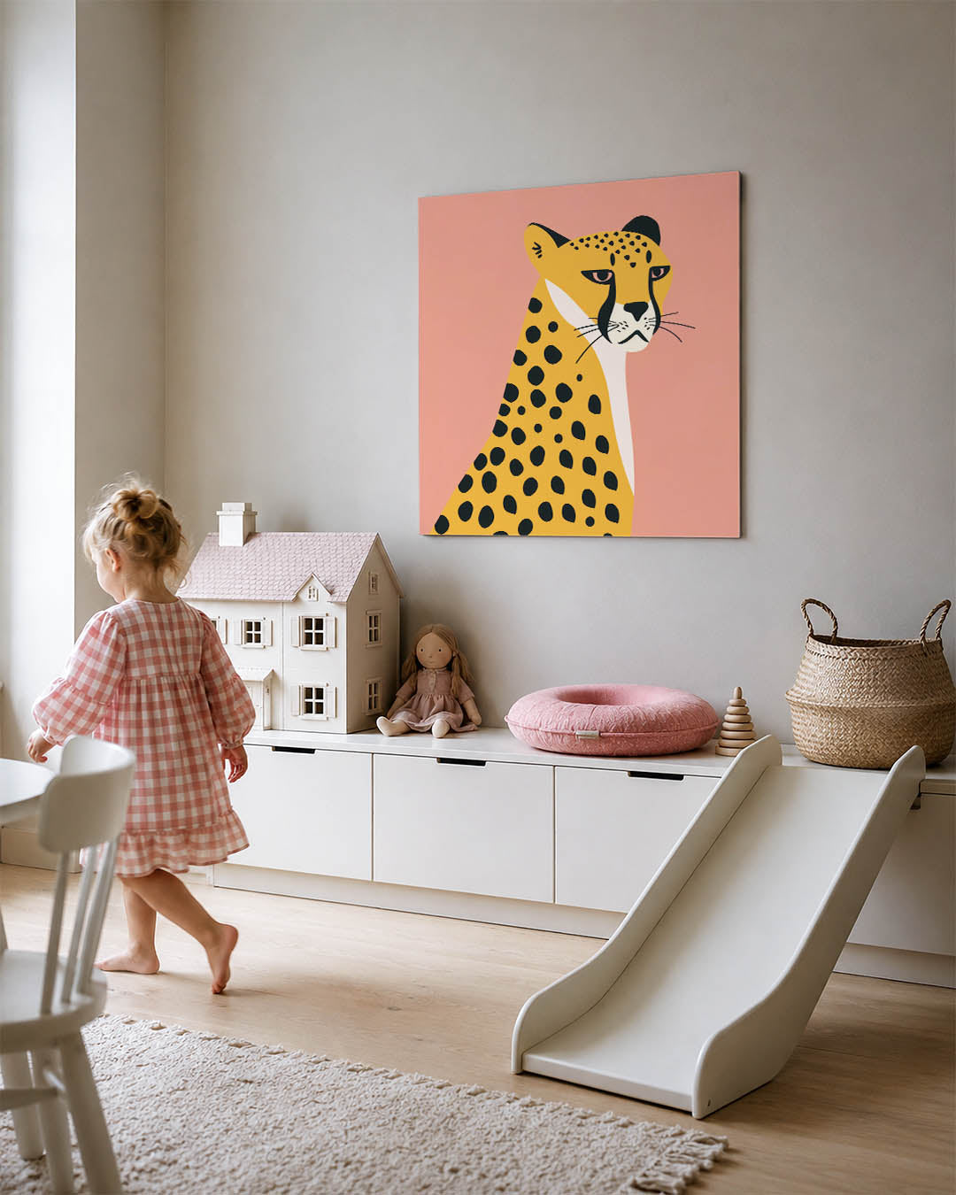 Gestileerde luipaard Kunstwerk