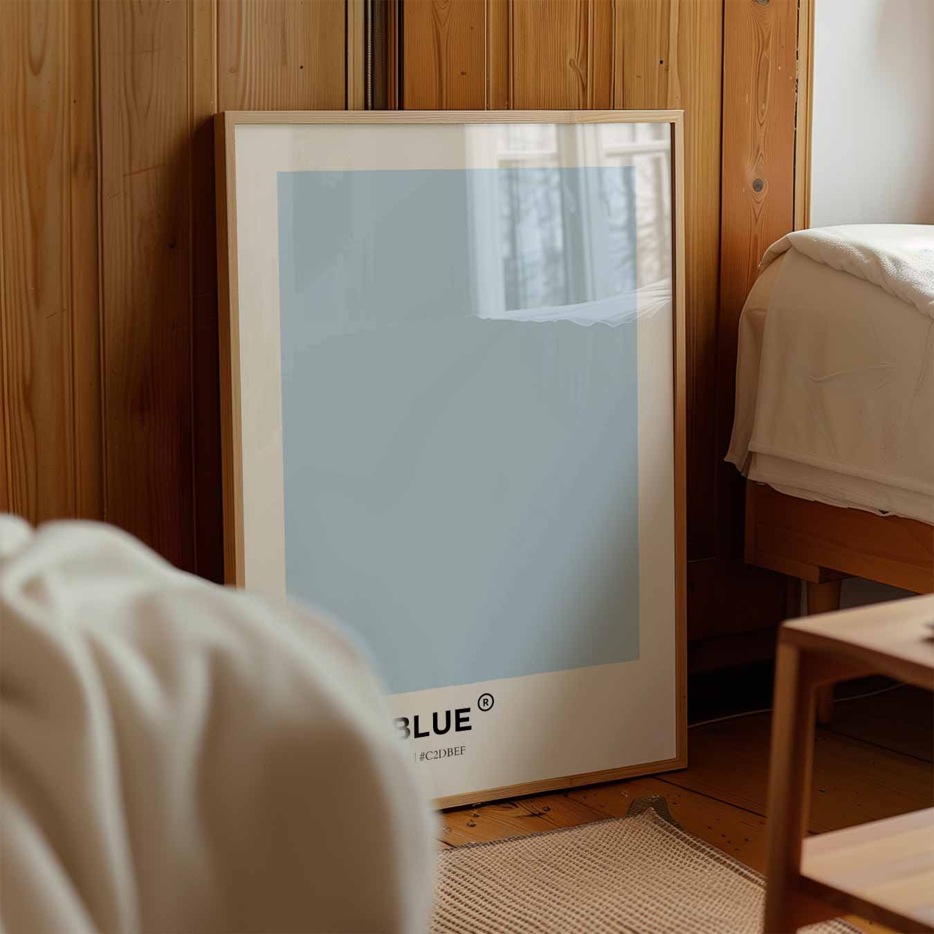 Baby Blue Pantone Poster-WallArtistic