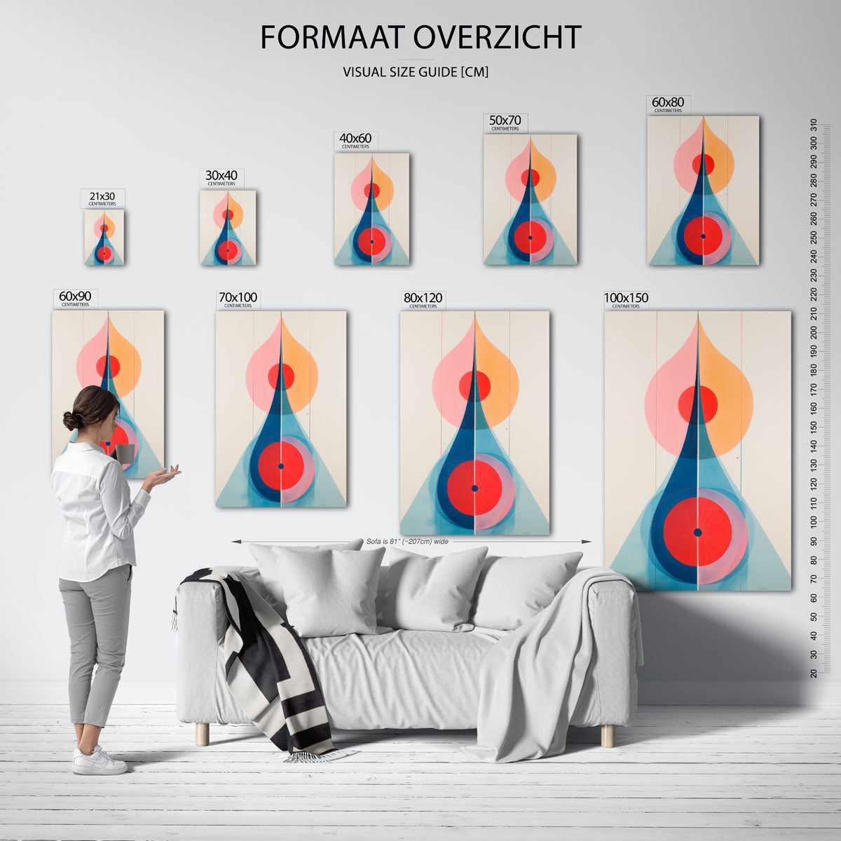Geometrische vormen Poster