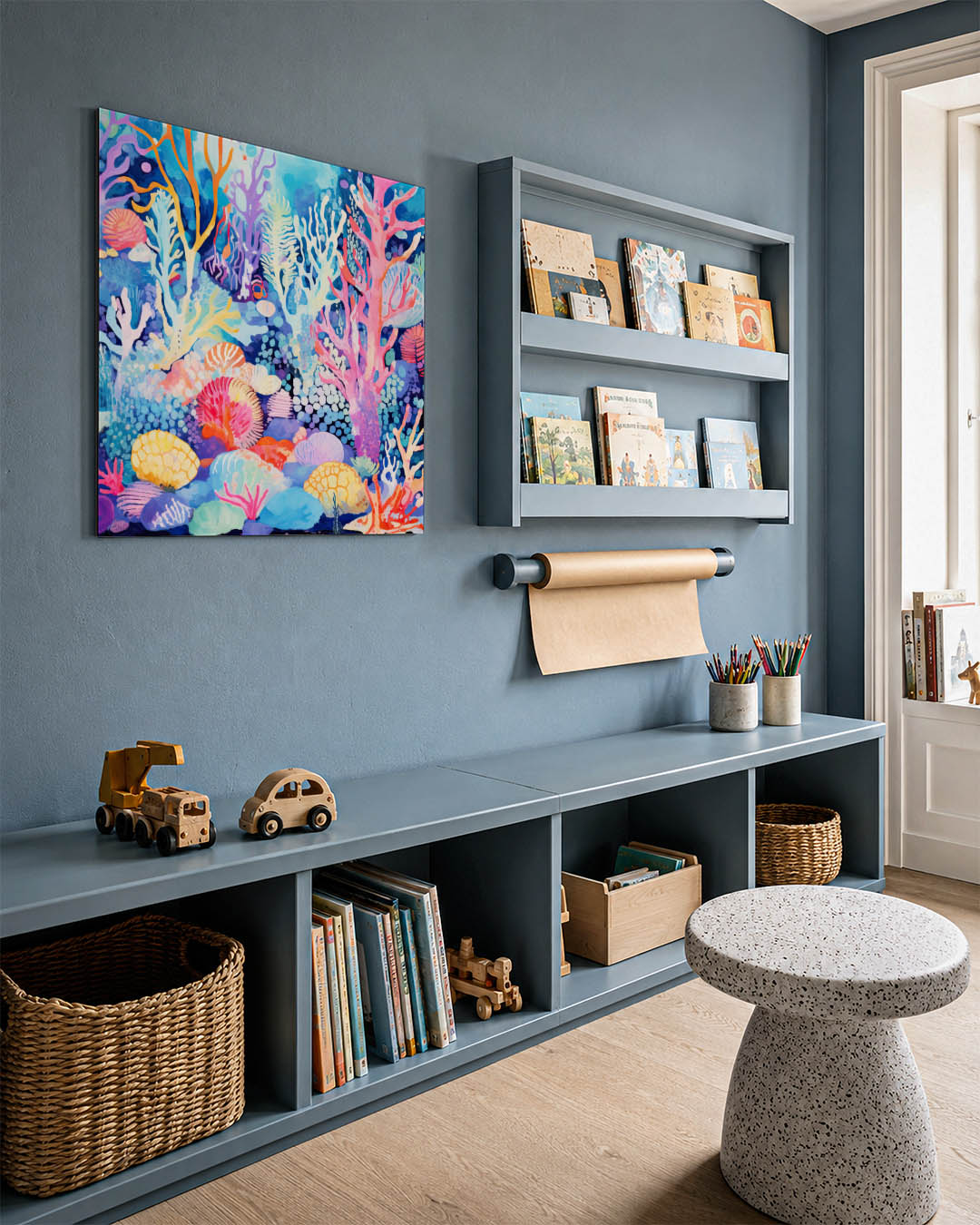 Kleurrijke onderwaterwereld Kunstwerk