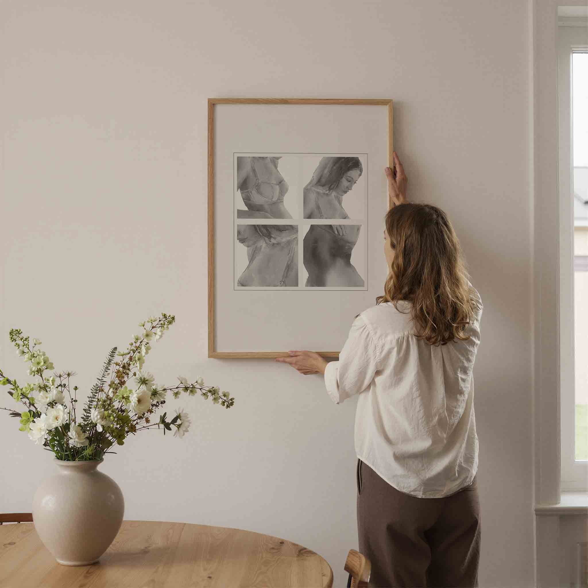 Vier portretten Poster
