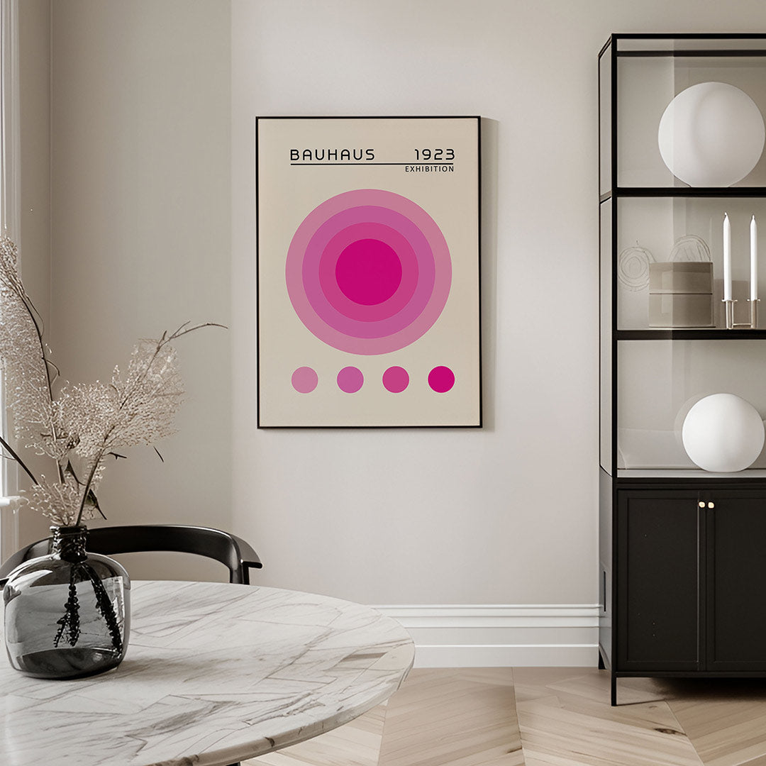 Cirkelvormen en kleur Poster