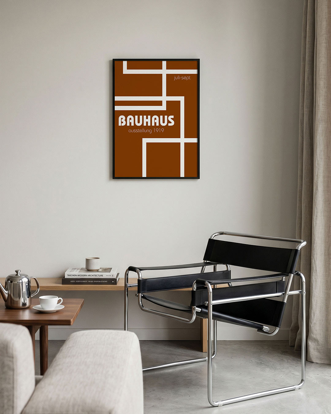 Lijnen en vlakkenspel Poster
