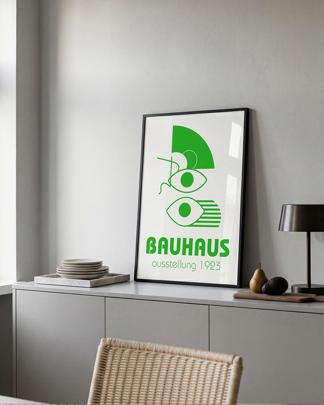 Vormen en ogen Poster
