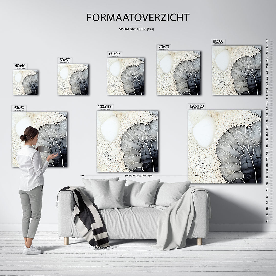 Organische vormen Kunstwerk