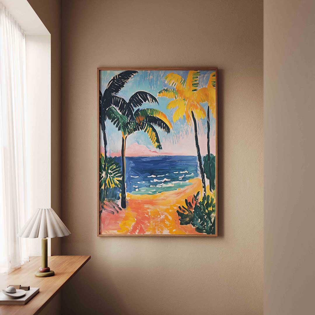 Tropische palmbomen Poster