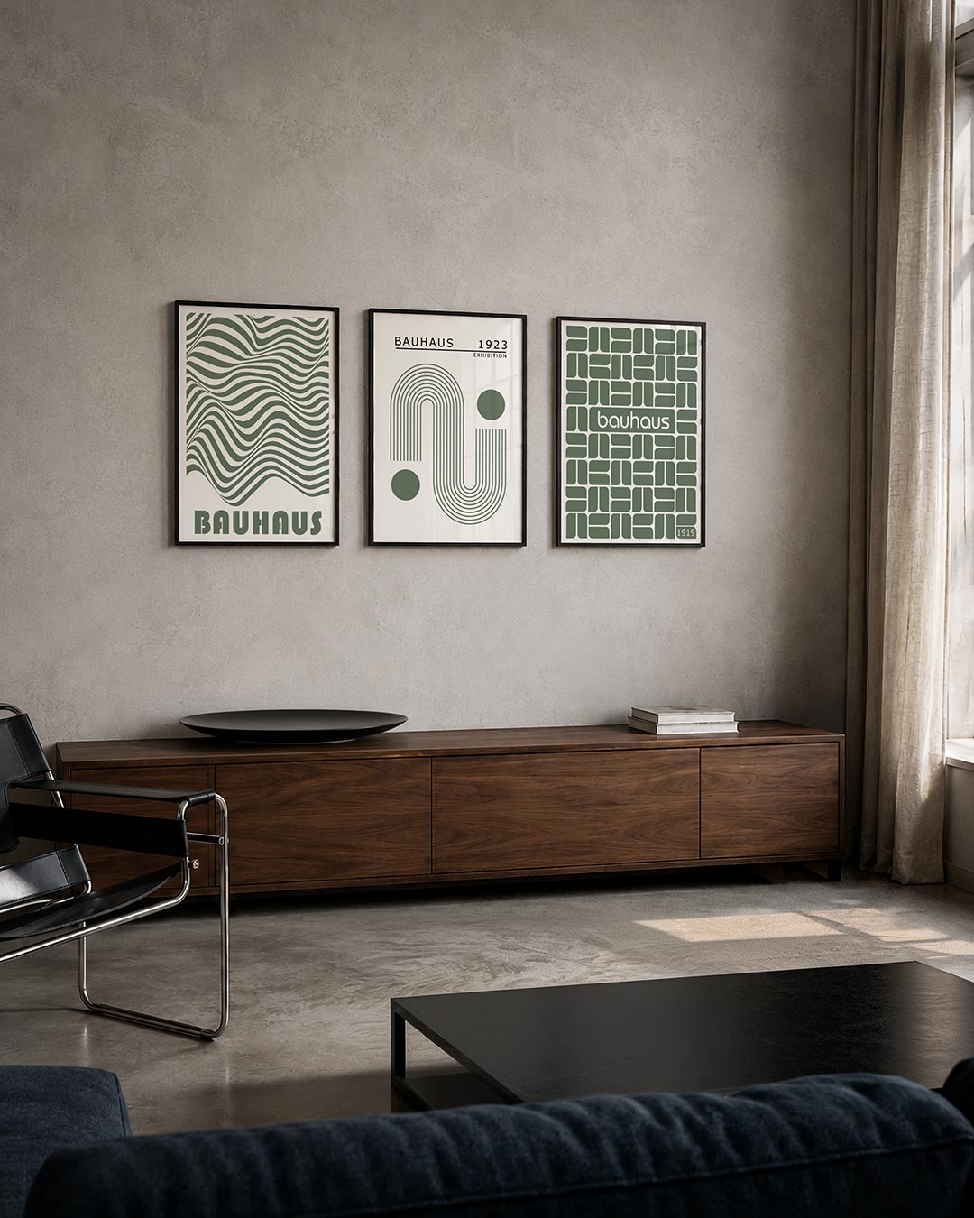 Golvend lijnenspel Posterset
