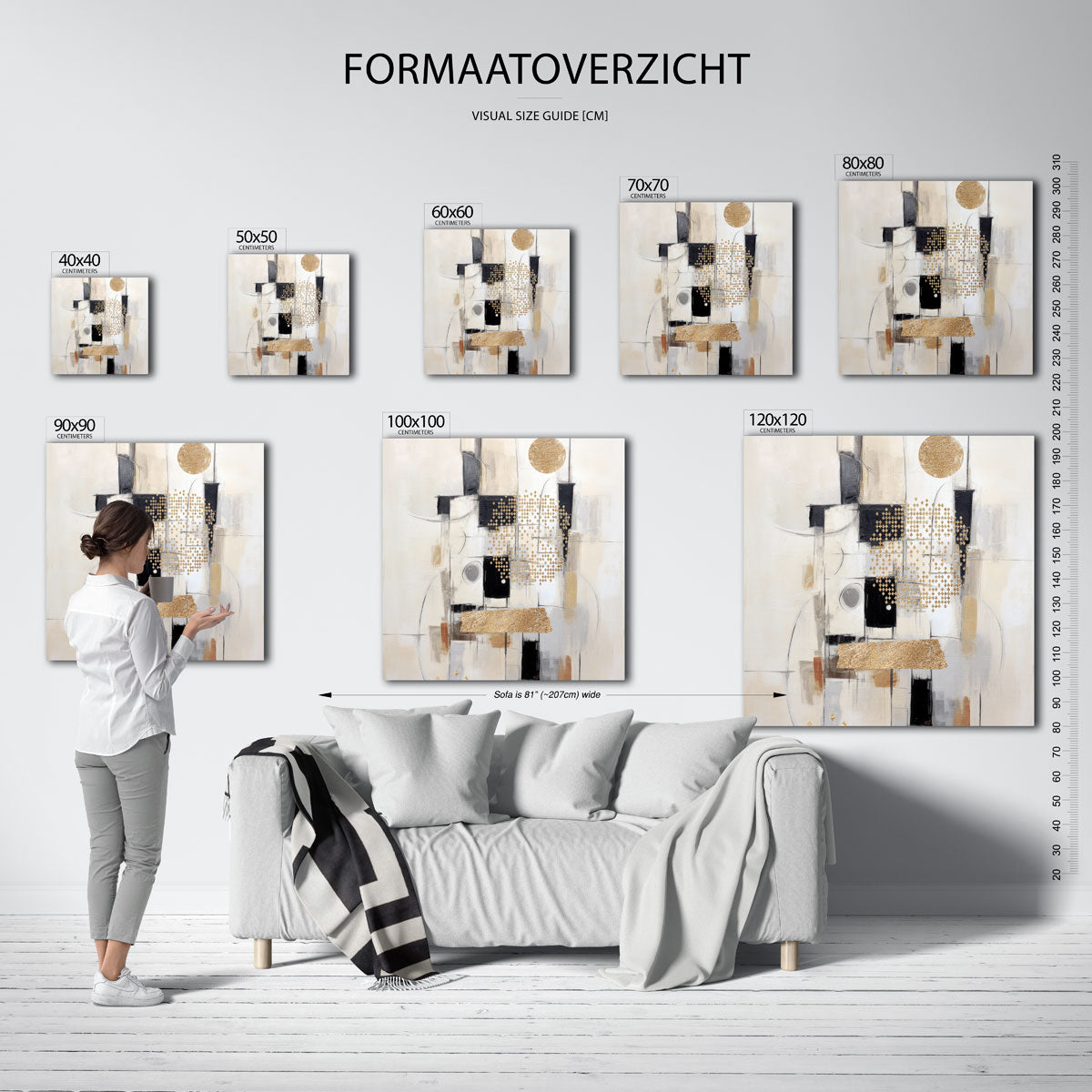 Abstracte vormen Poster