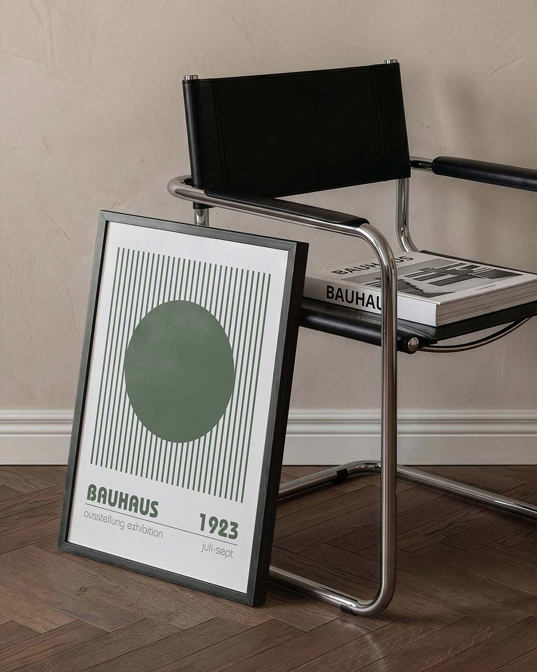 Cirkel en lijnen Poster