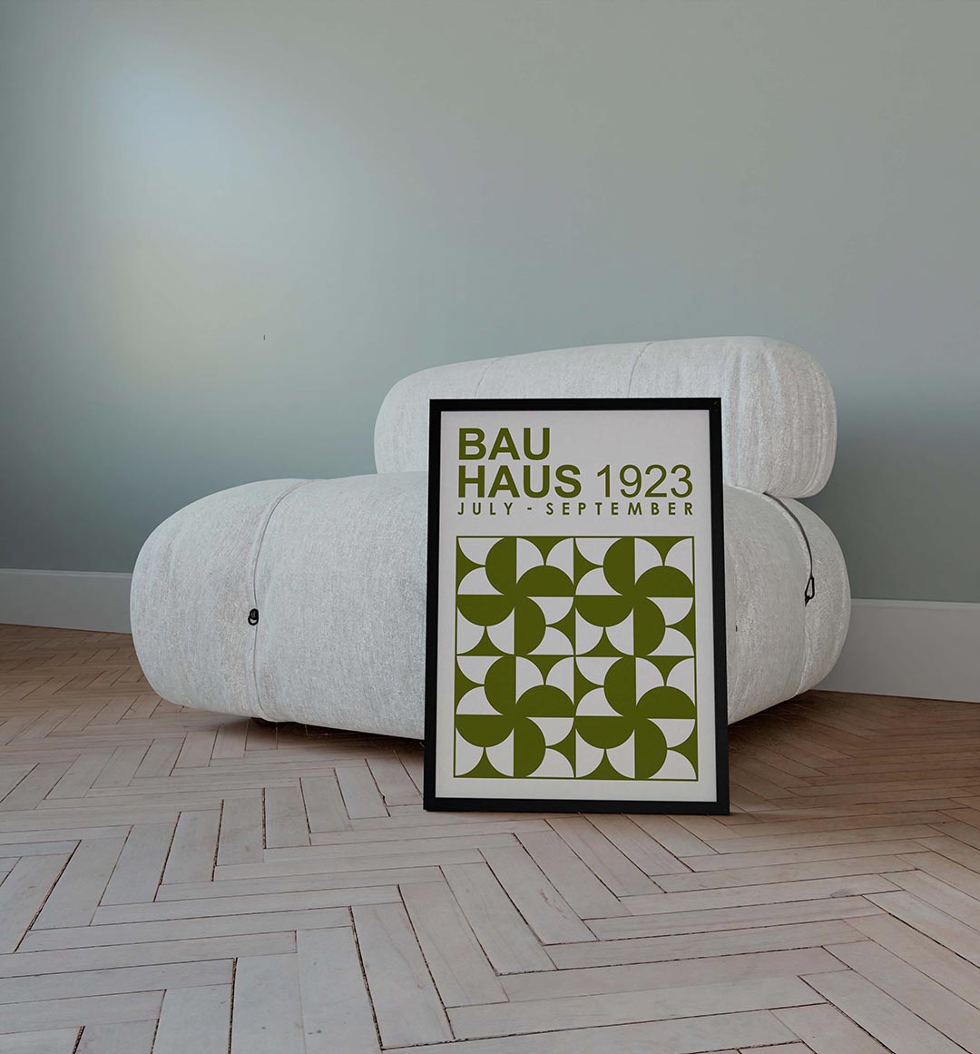 Vormritme en kleur Poster