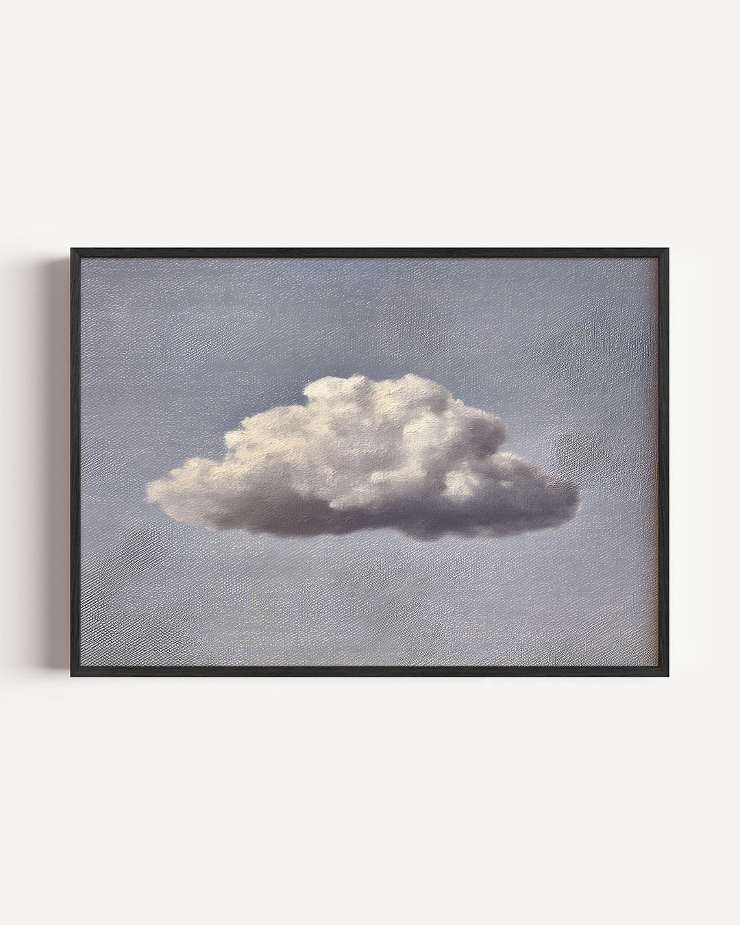 Wolk tegen grijze lucht Poster