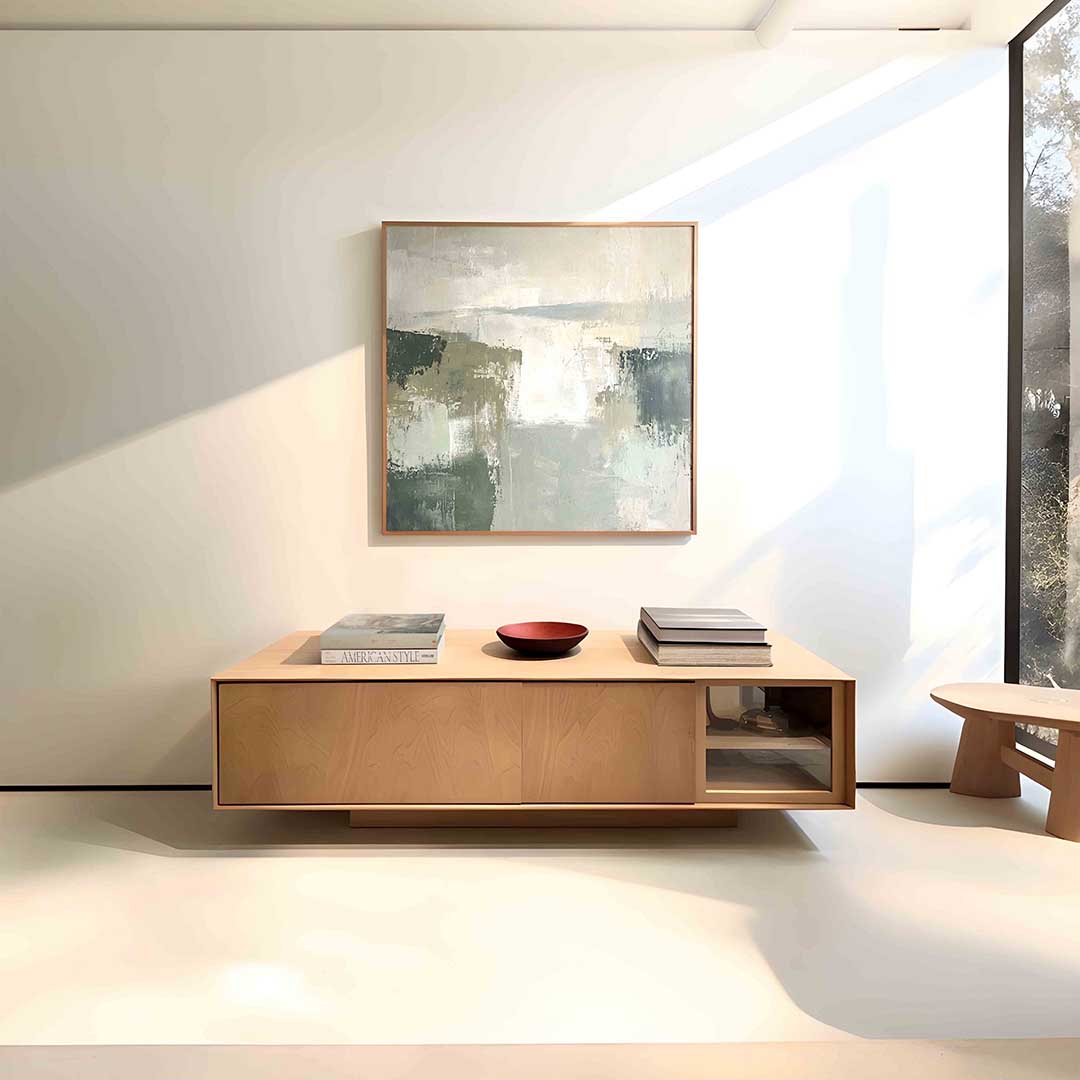 Abstracte landschapsimpressie Poster