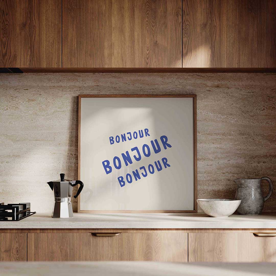 Bonjour herhaling Poster