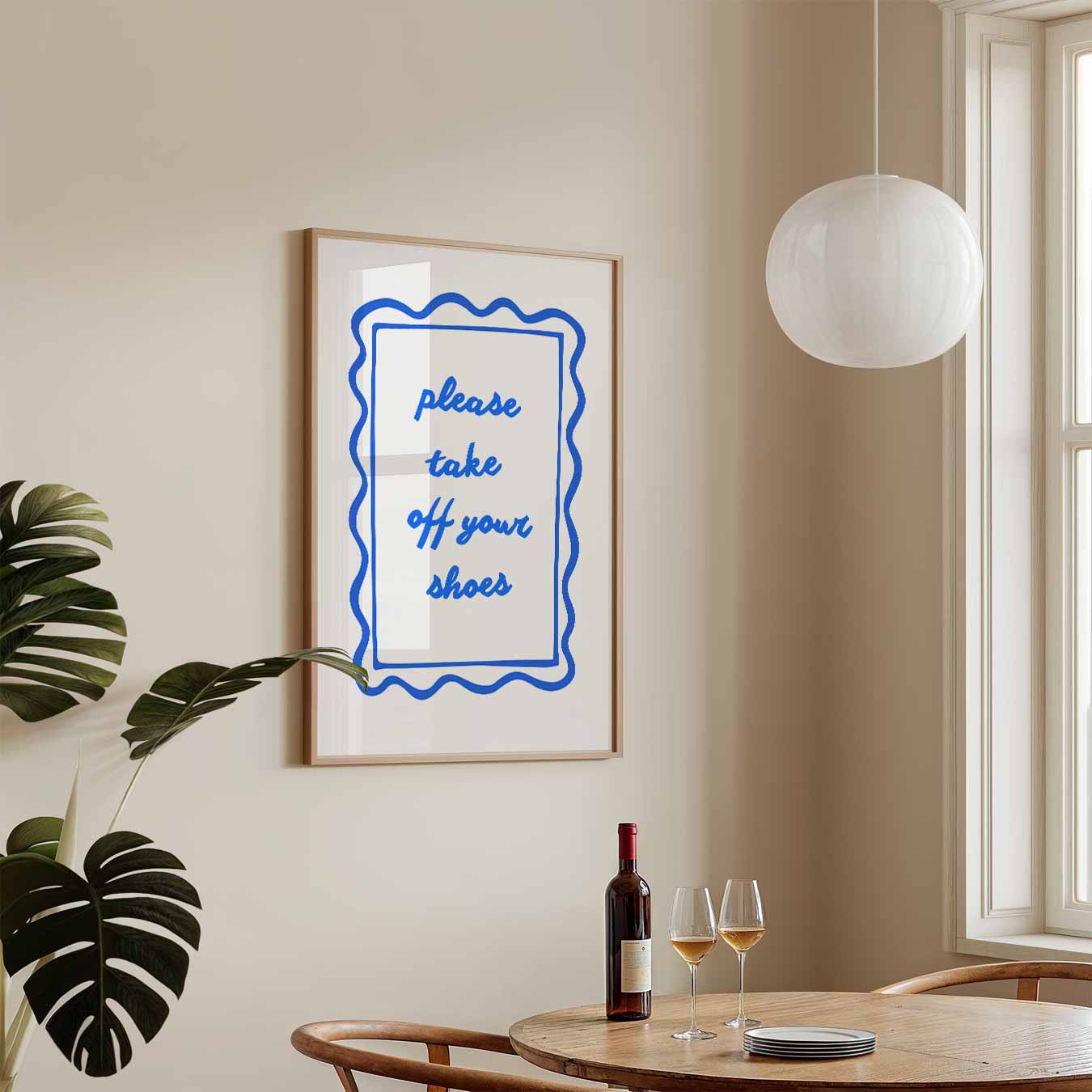 Stijlvolle Welkomstposter-WallArtistic