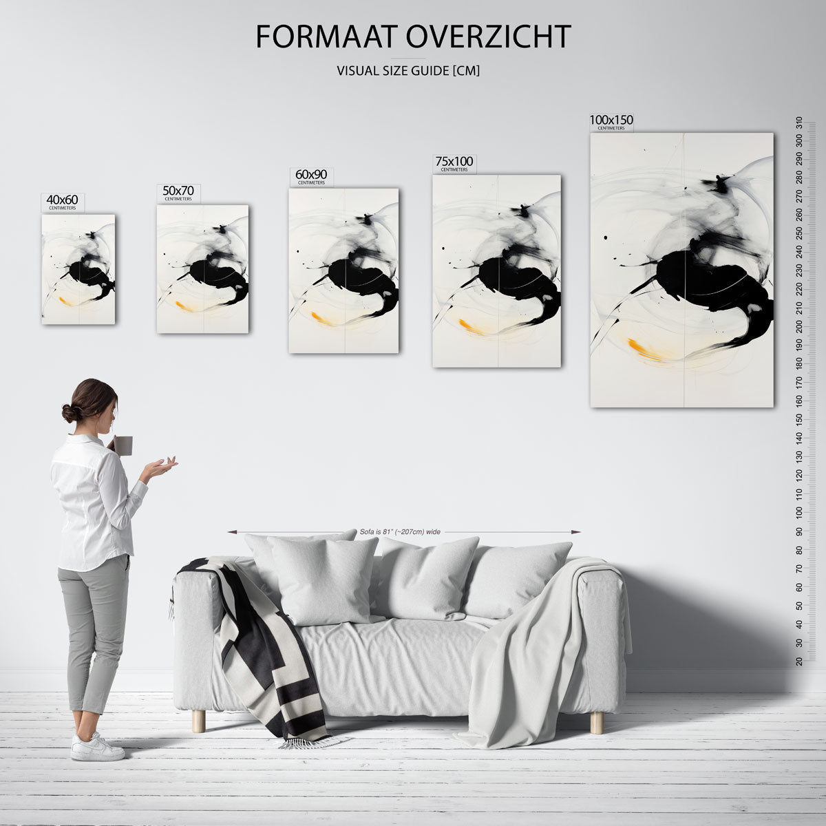 Dynamische vegen Kunstwerk