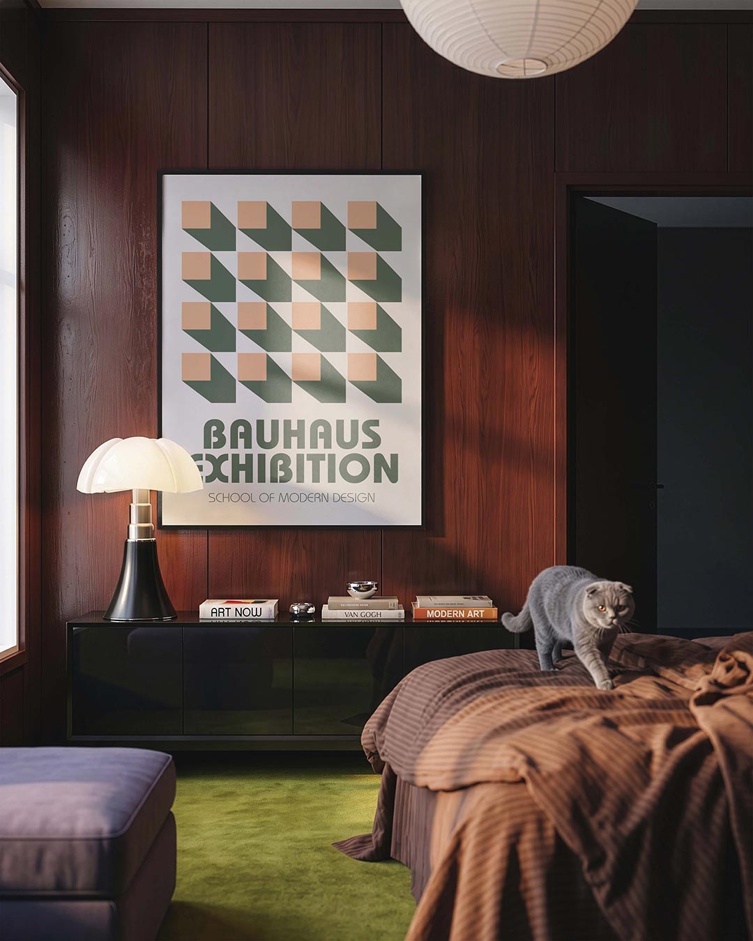Vorm en schaduw Poster