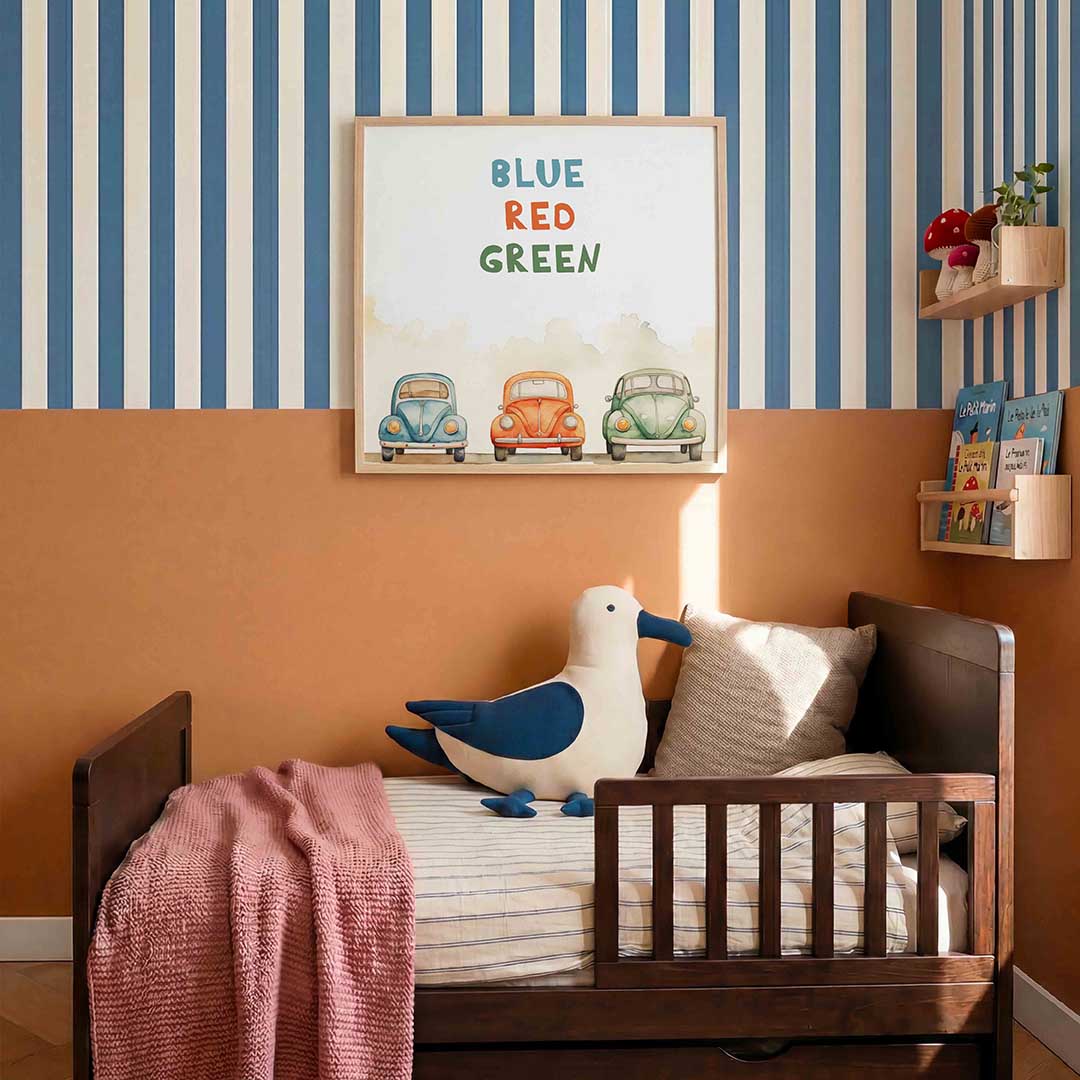 Gekleurde auto's Poster
