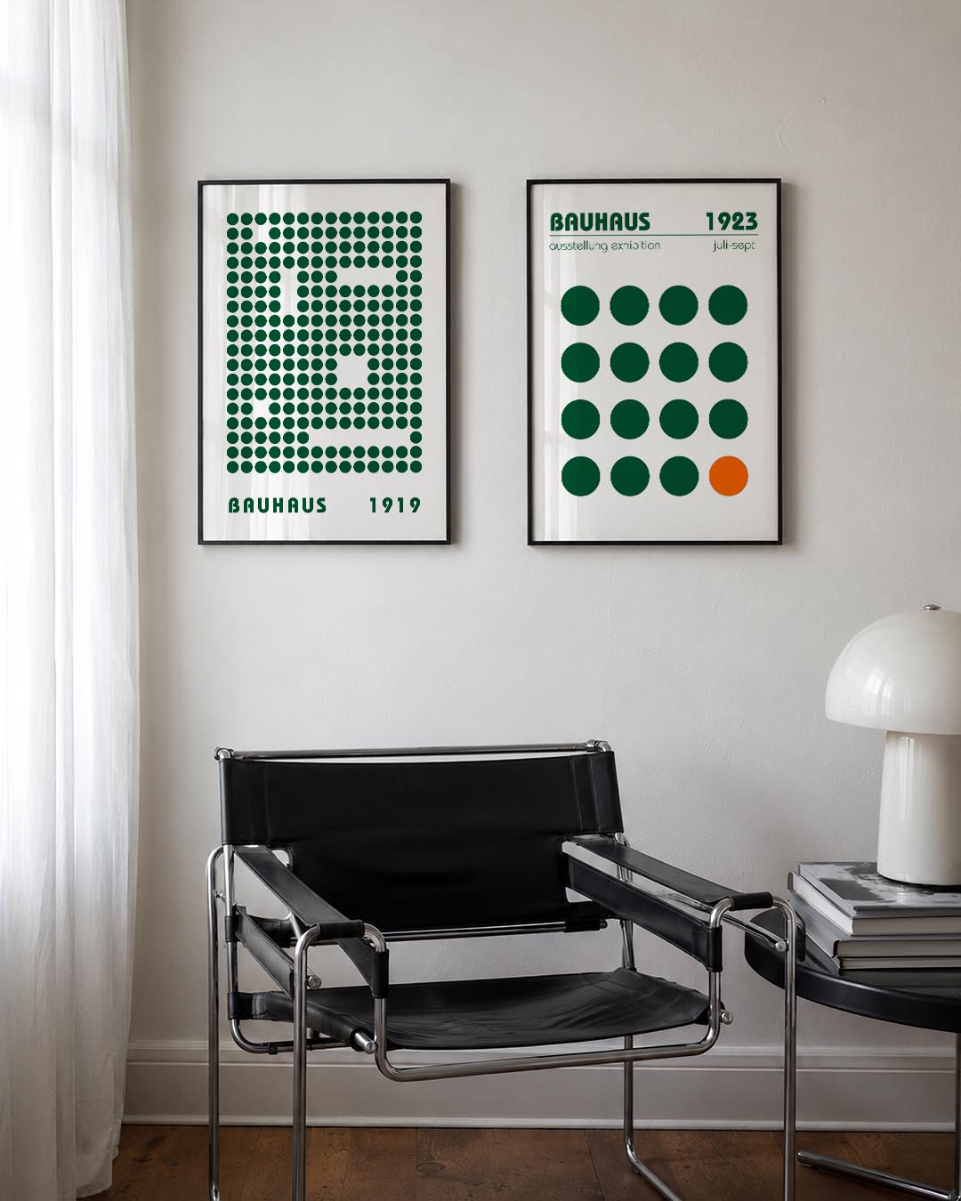 Puntpatroon ritme Posterset