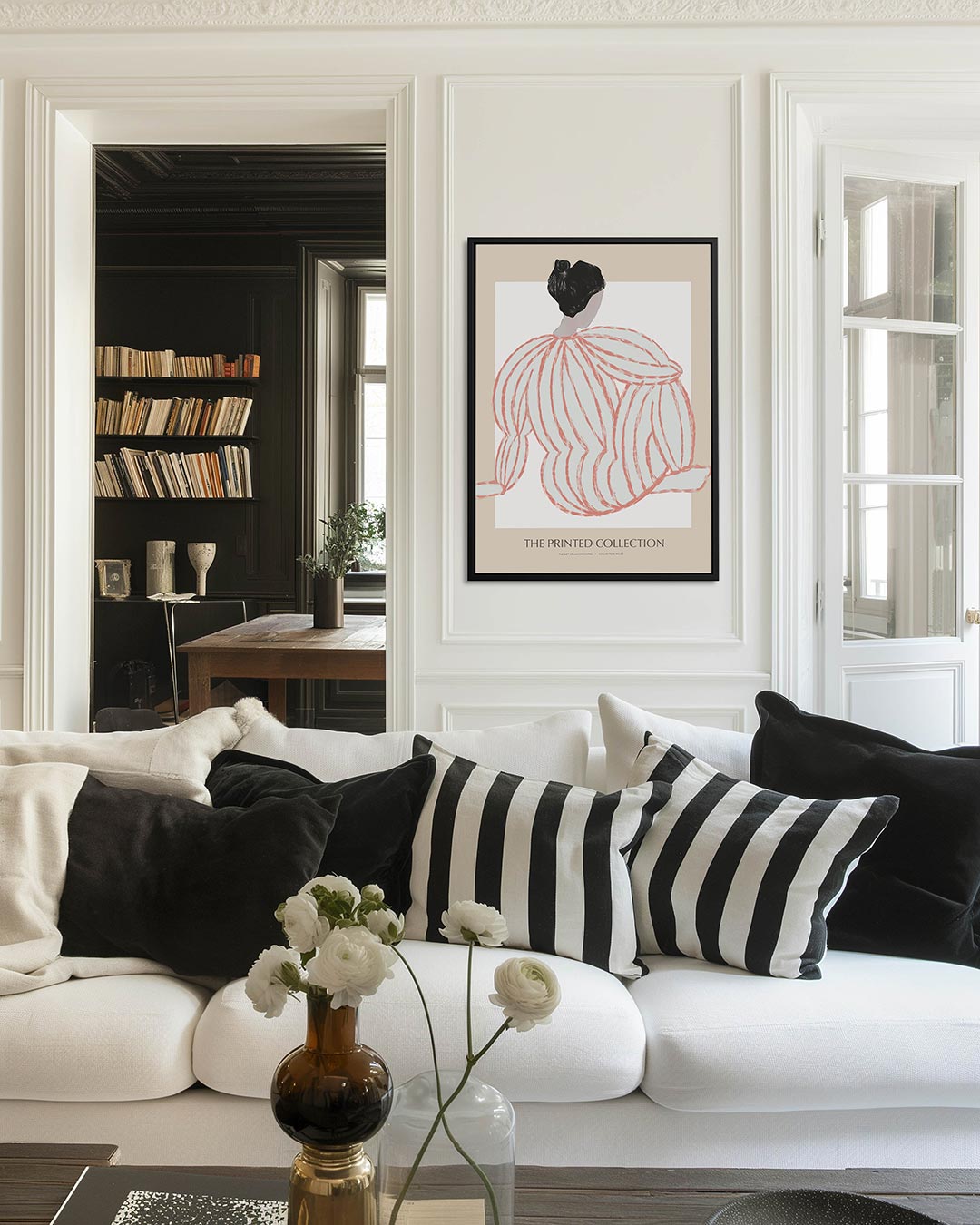 Gestileerde vrouw Kunstwerk