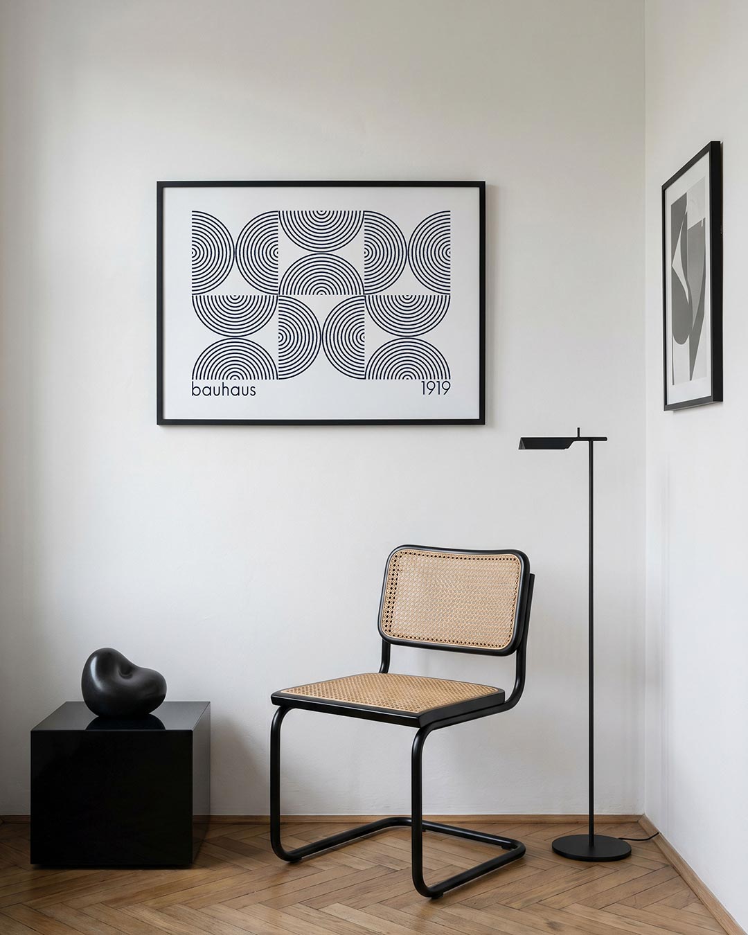 Cirkelritme en lijnen Poster