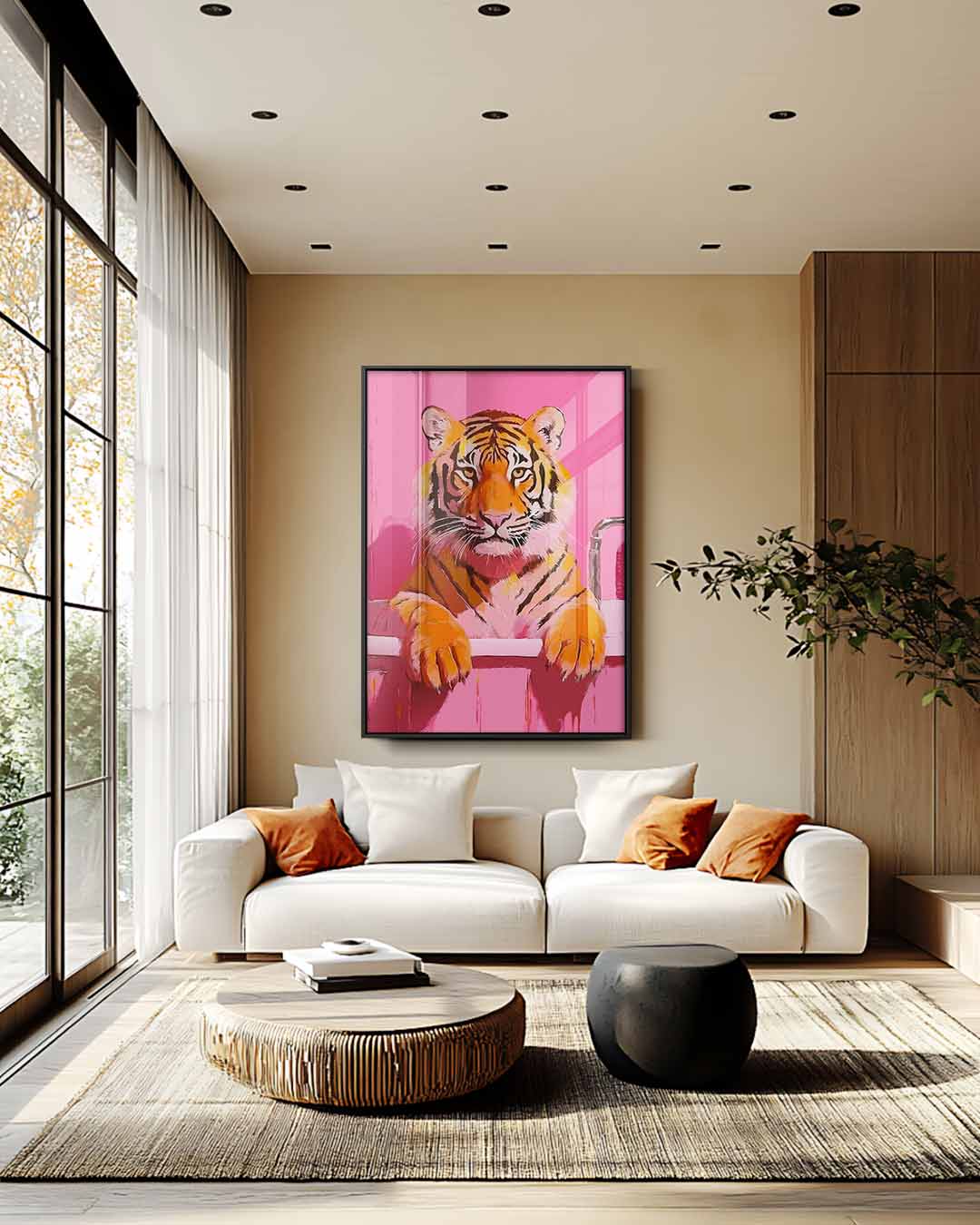 Tiger in the Bath Artwork