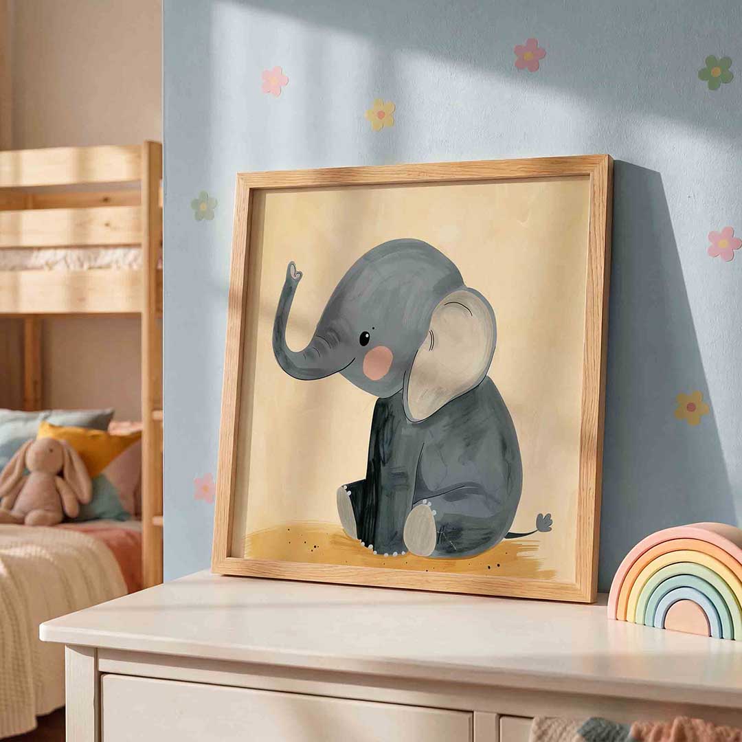 Schattige olifant Poster