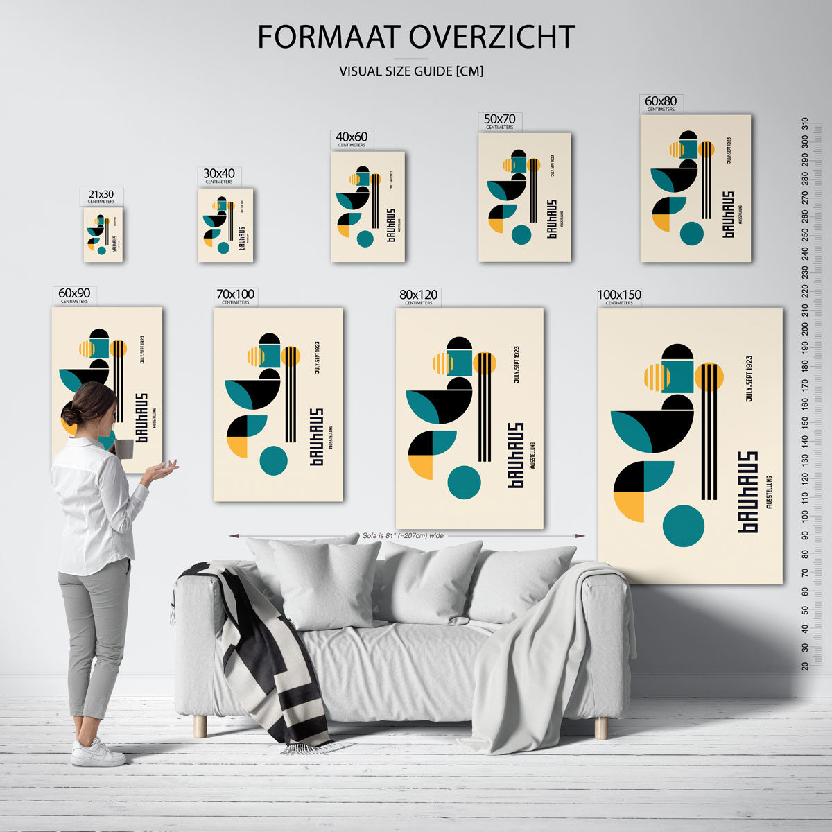 Vormen en vlakken Poster