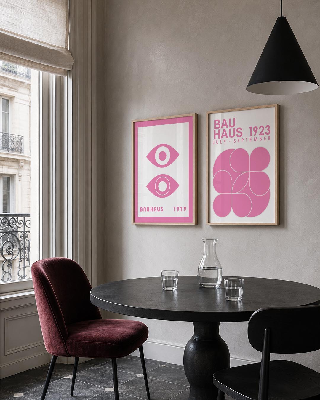 Oogvormen en kleur Posterset