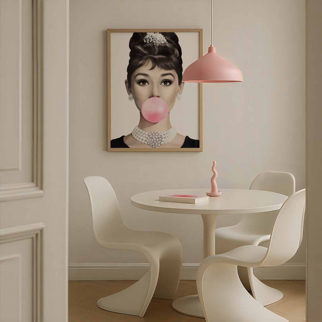 Stijlvolle Elegantie met een Knipoog Poster-WallArtistic
