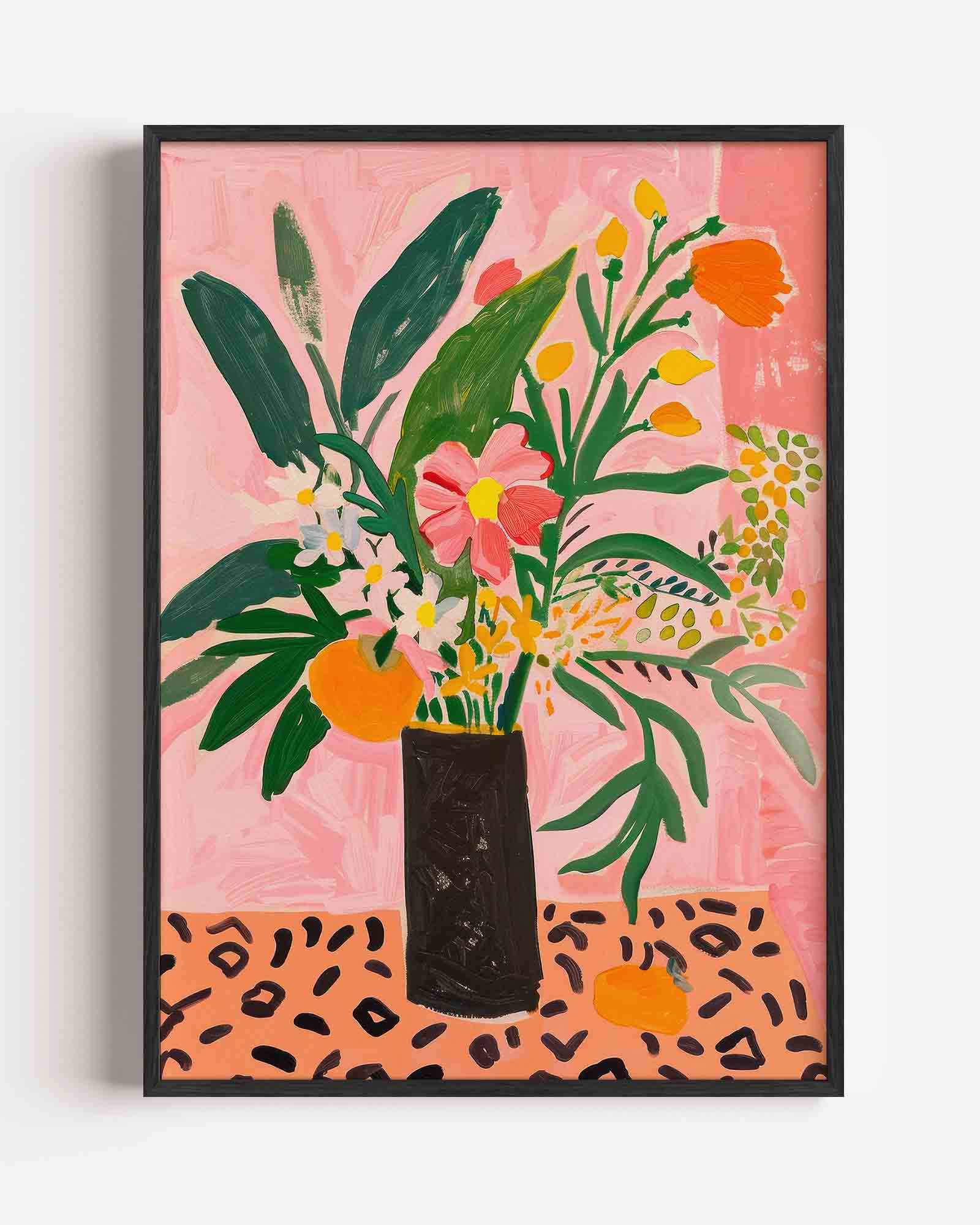 Bloemen en bladeren Poster