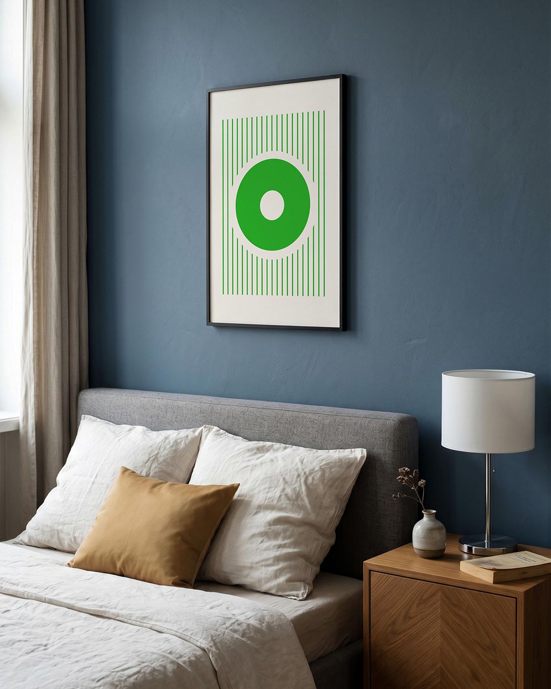 Cirkel en lijnen Poster